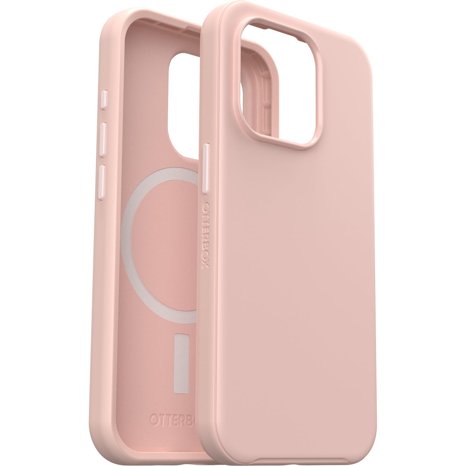 Otterbox iPhone 15 Pro (Only) Symmetry Series Case - BALLET SHOES (Pink), Snaps to MagSafe, Ultra-Sleek, Raised Edges Protect Camera & Screen