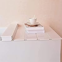 Tray Bathtub Lid Multi-Function White Bathtub Dust Board Thicker PVC Storage Stand Can Put Mobile Phone Tablet Computer (Color : White, Size : 110x70cm)