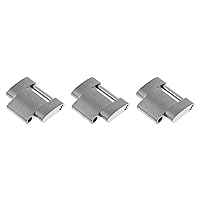 Ewatchparts 3 SOLID LINKS COMPATIBLE WITH OYSTER WATCH BAND ROLEX SEADWELLER 16600 16660 STAINLESS STEEL