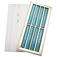 Awaji Baikaundo Small Incense Gift Offer, Premium Incense Gift Bamboo Charcoal Sweet Tea Incense, 8 Bundles, Paulownia Box Included #23ns
