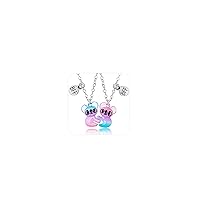 Harry and Henry Friendship Necklace for 2/3 Girls BFF Necklace for 2 Best Friend Necklace Cute Cute Cartoon Animal Pendant Necklace Brithday Gift for Women Girls
