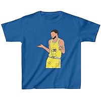 Youth T-Shirt Steph Curry Shrug Golden State Kids Sizes