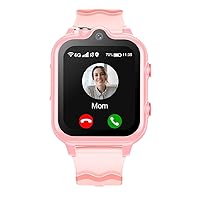 Carneedi 4G Smartwatch Kids with GPS and Phone Watch Smart Watch Kids with WiFi Video Call Camera SOS School Mode Kids Smartwatch for Boys and Girls 5-16 Years