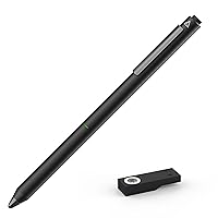 Adonit Dash 3 (Black) Universal Stylus Rechargeable Active Fine Point Digital Pens Compatible with Most Capacitive iPhone and Android Touch Screens Cell Phones, iPad, Tablets, Laptops.