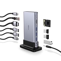 BAILAI USB C Hub Docking Station TypeC 4K 60Hz PD VGA USB 3.0 2.0 for Air/Surface Type-C Splitter
