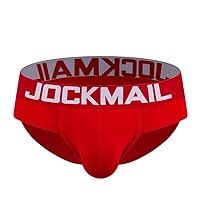 JOCKMAIL Men's Briefs Mens Underwear Mens Cotton Briefs Comfort and Soft Mens Low Rise Briefs Underwear