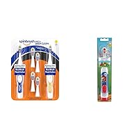 Arm & Hammer Pro+ Deep Clean Value Pack, Battery Toothbrush for Adults, 2 Brushes & 4 Replacement Heads & Spinbrush Super Mario Kid’s Electric Battery Toothbrush, Soft, 1 ct, Character May Vary