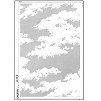 Deleter Screen Tone Jr JR-109 [Dot Pattern 55/10%][Sheet Size 182x253mm  (7.16x9.96)] For Comic Manga Illustration Graphic Screentone