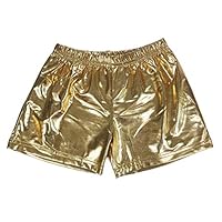 Gold Shorts for Dance/Gymnastic/Swimming Girls