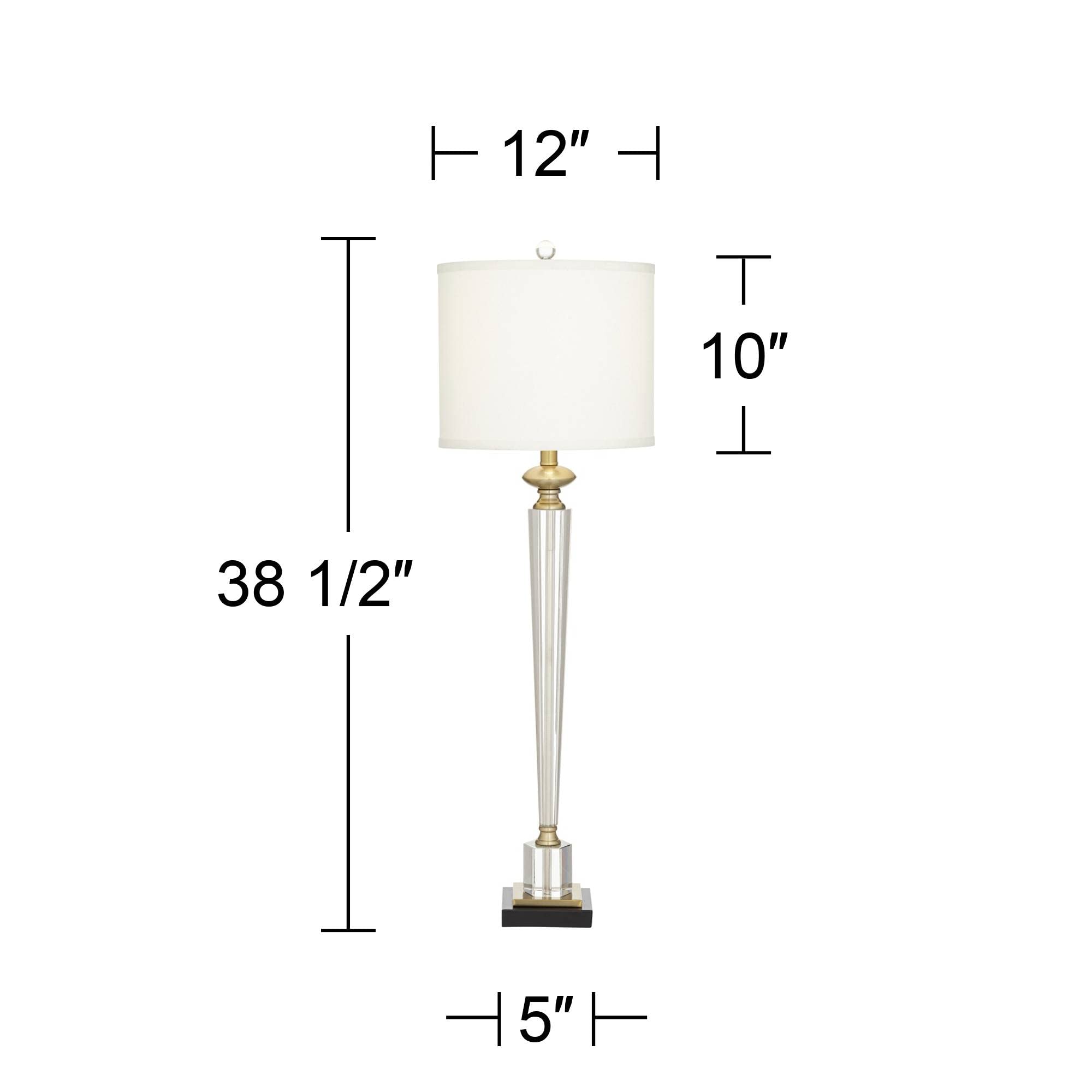 Vienna Full Spectrum Lana Modern Table Lamp 38 1/2