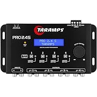 Taramps Pro 2.4S DSP Crossover full Digital Signal Processor and Equalizer with sequencer 15-band Graphic Equalization 12 preset EQ 2-Channel in and 4-Channel Out
