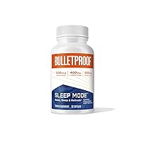 Bulletproof Sleep Mode Softgels, 60 Count, Supplement with Brain Octane C8 MCT Oil to Support Sleep