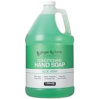 Club & Fitness Conditioning Liquid Hand Soap Refill, 100% Vegan & Cruelty-Free, Aloe Vera Scent, 1 Gallon (128 fl oz)