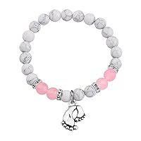 TGBJE Mommy Of An Angel Bracelet Miscarriage Memorial Jewelry Sympathy Gift Stillborn Charm Bracelet Gift For Mother Women