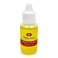 Bliss Kiss | Crisp Fragrance | Nail Oil Cuticle Dropper w/Vitamin E & Jojoba⏤Nail Strengthener Nail Growth Treatment for Brittle Peeling Breaking Thin Nails | 0.5oz |