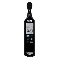 Sper Scientific 850015 Graphic Display Sound Meter, Meets ANSI S1.4 Type 2 and IEC 61672-1 Class 2