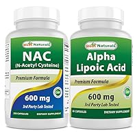 Best Naturals NAC 600 mg & Alpha Lipoic Acid 600 mg