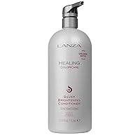 L'ANZA Healing ColorCare Silver Brightening Conditioner, for Silver, Gray, White, Blonde & Highlighted Hair, Boosts Shine and Brightness While Healing, Controls Unwanted Warm Tones