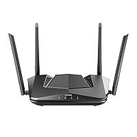 D-Link WiFi 6 Router AX3200 MU-MIMO Voice Control Dual Band Wireless Gigabit Gaming Internet Network High Speed Performance (DIR-X3260)