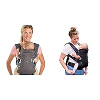 Infantino Flip 4-in-1 Carriers Bundle - Advanced and Standard Ergonomic Convertible 8-32 lbs Baby Carriers