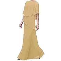 Long Mother of Bride Dresses Chiffon Wedding Guest Dress 2024 Formal Evening Gowns Elegant Mother of The Groom Dress