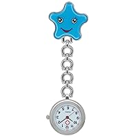 Nurse Fob Watch Clip-on Brooch Hanging Stethoscope Lapel Pocket Watches for Doctor Medical Students