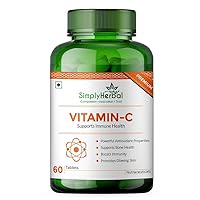 Vitamin C 1000mg Tablet for Glowing Skin & Face | Natural Whitening & Brightening, Ascorbic Acid, Amla Extract, Skin Glowing Supplement Promote Beauty & Health for Men & Women - 60 Tablets