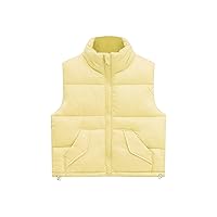 Girls Coat 8 10 Winter Down Cotton Hedgehog Vest With Front Buckle Cartoon Warm Outwear Coat Fleece Lined Jacket
