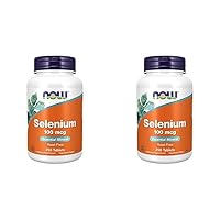 NOW Supplements, Selenium (L-Selenomethionine) 100 mcg, Essential Mineral*, 250 Tablets (Pack of 2)