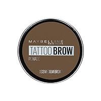 Maybelline Tattoo Brow Longlasting Pomade Pot, Medium Brown, 1 Count, Pack Of 1