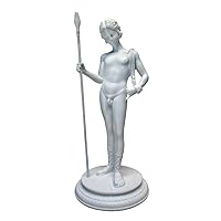 Design Toscano Dionysus Greek God of Fertility Bonded Marble Resin Statue, White