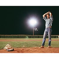 Field of Dreams Kevin Costner floodlit baseball field iconic 8x10 Photo