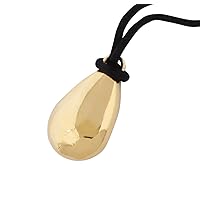 Fresh Funky Fashion's Woman's gold plated Variety of Pendant shape with faux suede cord (S672)