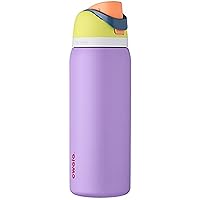 Owala FreeSip Insulated Stainless Steel Water Bottle with Straw, BPA-Free Sports Water Bottle, Great for Travel, 32 Oz, Retro Boardwalk