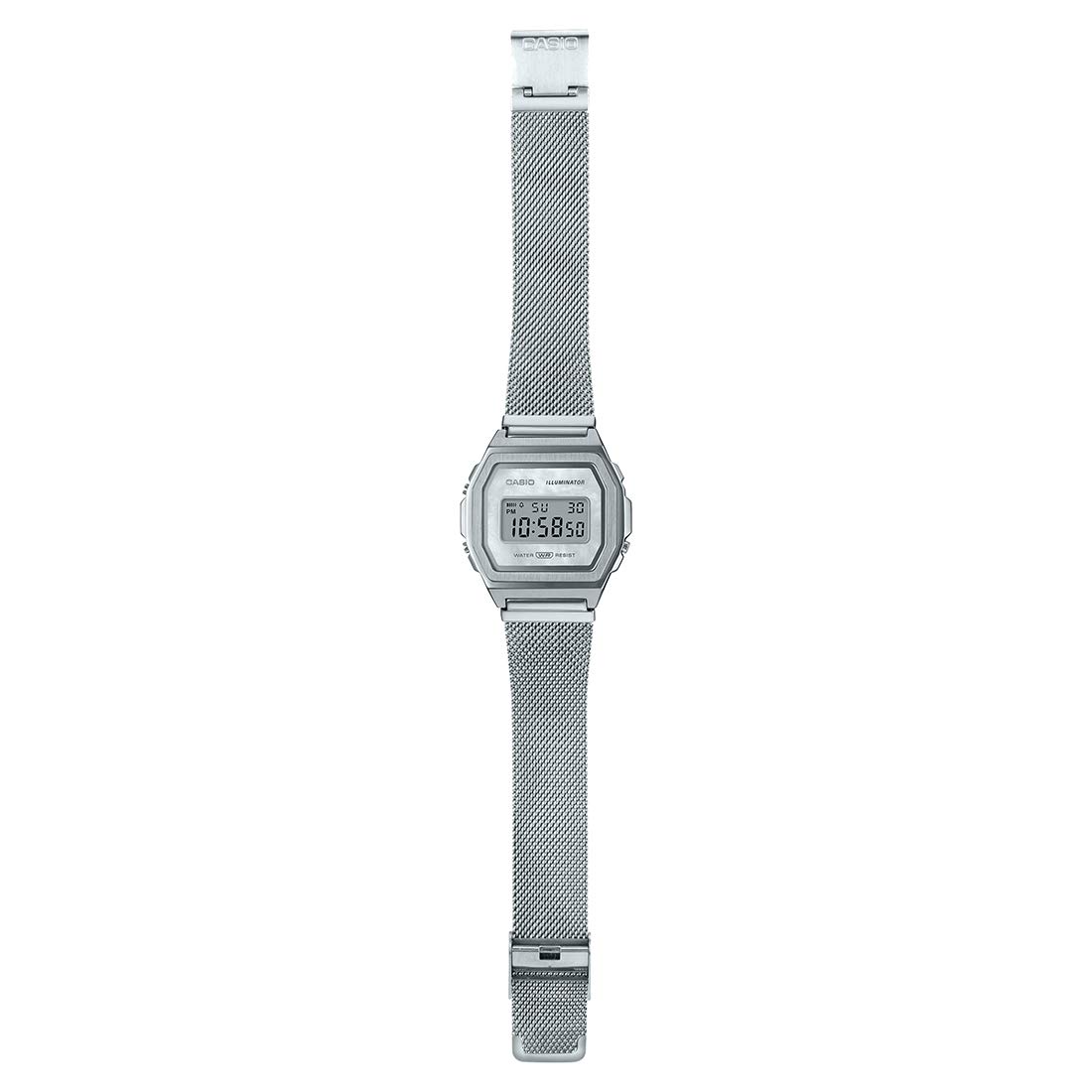 Casio Collection Damen Digital Uhr mit Edelstahl Armband