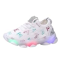 Shoes for Kids Girls, Children Kid Baby Girls Butterfly Crystal Led Luminous Sport Run Sneakers Shoes