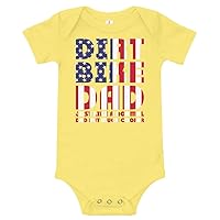 Dirt Bike Dad Baby One Piece Short Sleeve Shirt 1, American Flag, 4th of July, Just Like A Normal Dad But Much Cooler