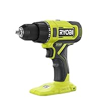 RYOBI ONE+ 18V Cordless 1/2 in. Drill/Driver (Tool Only) PCL206B Black Green RYOBI ONE+ 18V Cordless 1/2 in. Drill/Driver (Tool Only) PCL206B Black Green