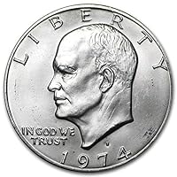 1974 S BU Eisenhower Silver Dollar (Ike) $1 US Mint Brilliant Uncirculated