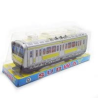 MF355 Subway Train Underground Car Carriage Hair Strip Tin Toy Retro Toy Photography Props Adult Collection Home Decoration