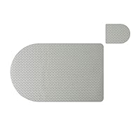 CHCDP 4 Pcs Table Mat Woven Leather Placemat Hotel Home Table Mat Pads Coaster Table Place Mats (Color : C, Size : 45 * 30cm)