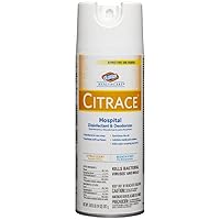 Clorox Healthcare Citrace Hospital Disinfectant & Deodorizer, Citrus, 14Oz Aerosol, 12/Carton