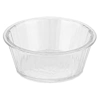 G.E.T. ER-020-CL 2 oz. Fluted Ramekin, Break Resistant, San, Clear (Pack of 12)