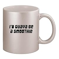I'd Guava Be A Smoothie - Ceramic 11oz Silver Coffee Mug
