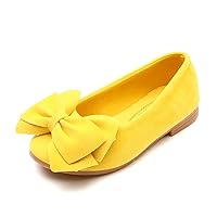 Toddler Little Kid Girl's Bowknot Mary Jane Ballerina Flat Shoes Princess Girls Dress Shoes Kids Slip On Casual Classic Soft Flats Shoes Party School Wedding