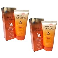 Snail UV Sun Block Cream SPF50 + PA +++ (children combined) / Korean Cosmetics (2)