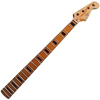 34 Inch P Bass Guitar Neck Maple 4 String 20 Fret Maple Fingerboard Yellow