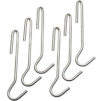 Cuisinart Chef's Classic Cookware Universal Pot Rack Hooks, Brushed Stainless, Set of 6