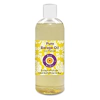 Deve Herbes Pure Borage Oil (Borago officinalis) 100% Natural Therapeutic Grade Cold Pressed for Personal Care 200ml (6.76 oz)