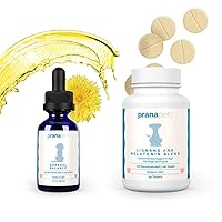 Prana Pets Lignans & Melatonin Naturally Aids in Relieving Symptoms of Cushing's in Dogs | Helps Promote Healthy Adrenal Function and Overall Wellbeing | 1 MG Melatonin – 10 MG Lignans Natural